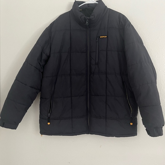 Caterpillar Men's Navy Blue Puffer Jacket - Picture 1 of 6